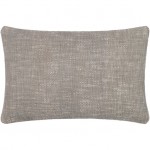 Surya Bisa Gray Pillow Cover 14"H X 22"W