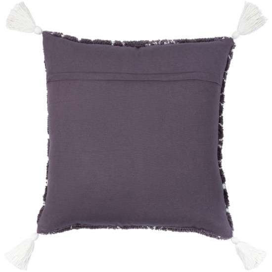 Surya Braith Gray Pillow Cover 20"H X 20"W