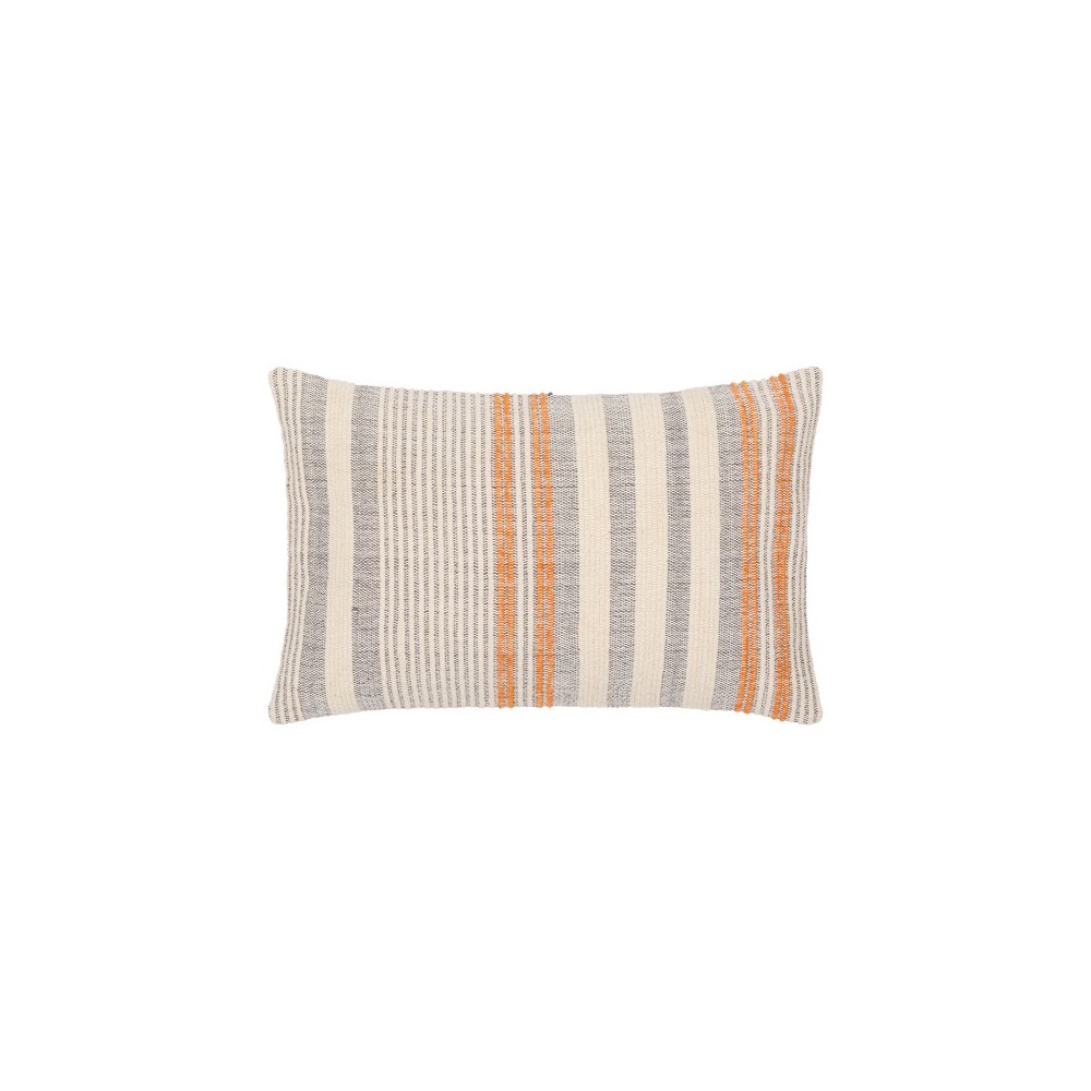 Surya Camden Cream Pillow Cover 14"H X 22"W Surya Camden Cream Pillow Cover 14"H X 22"W