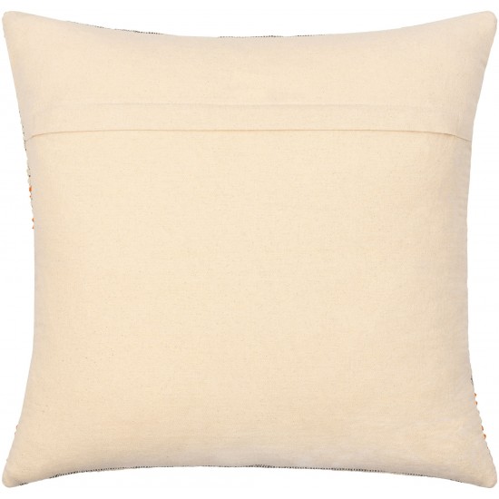 Surya Camden Cream Pillow Cover 14"H X 22"W
