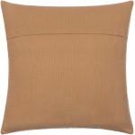 Surya Camden Brown Pillow Cover 14"H X 22"W