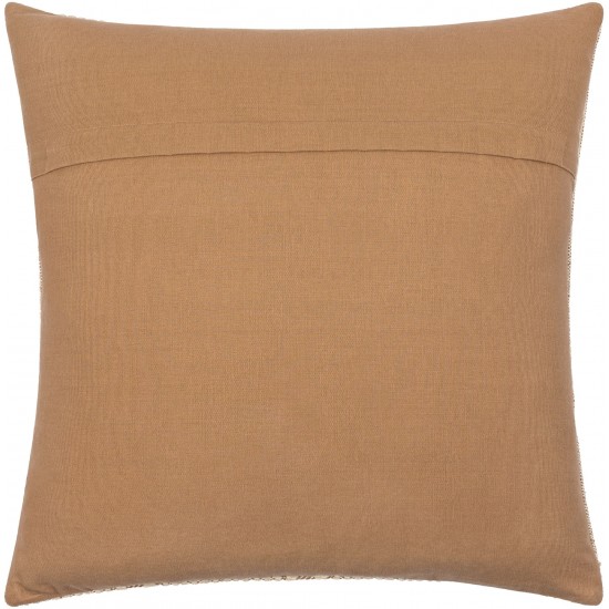 Surya Camden Brown Pillow Cover 14"H X 22"W