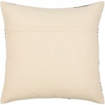 Surya Carlton Cream Pillow Cover 18"H X 18"W