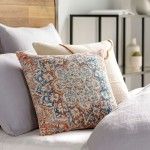 Surya Colin Brown Pillow Cover 18"H X 18"W