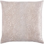 Surya Doe Tan Pillow Cover 20"H X 20"W