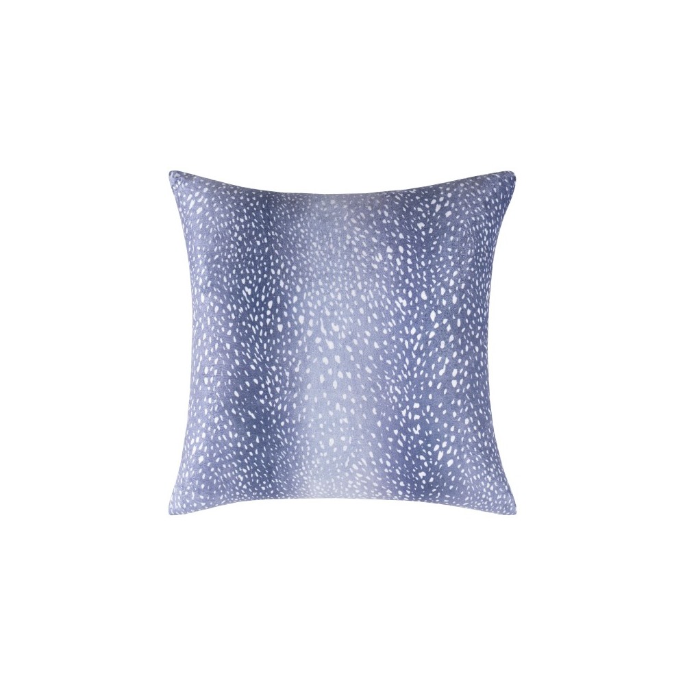 Surya Doe Blue Pillow Cover 18"H X 18"W Surya Doe Blue Pillow Cover 18"H X 18"W