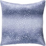 Surya Doe Blue Pillow Cover 18"H X 18"W