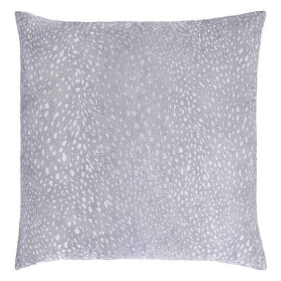 Surya Doe Light Gray Pillow Cover 18"H X 18"W