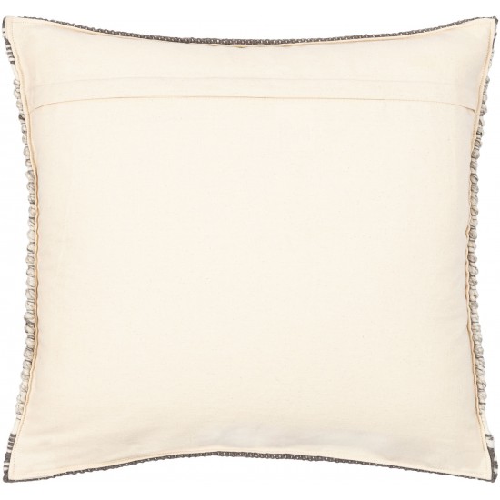 Surya Faroe Light Beige Pillow Cover 14"H X 22"W