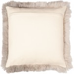 Surya Gisborne Cream Pillow Cover 20"H X 20"W