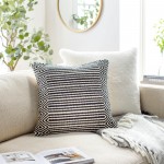 Surya Global Stripe Pillow Cover 20"H X 20"W