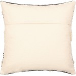 Surya Hygge Black, Light Beige Pillow Cover 20"H X 20"W