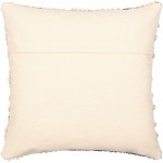 Surya Hygge Black Pillow Cover 20"H X 20"W