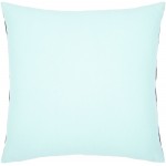 Surya Ikat Luxe Pale Blue Pillow Cover 18"H X 18"W