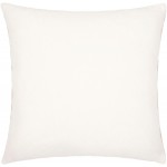 Surya Ikat Luxe Ivory Pillow Cover 22"H X 22"W