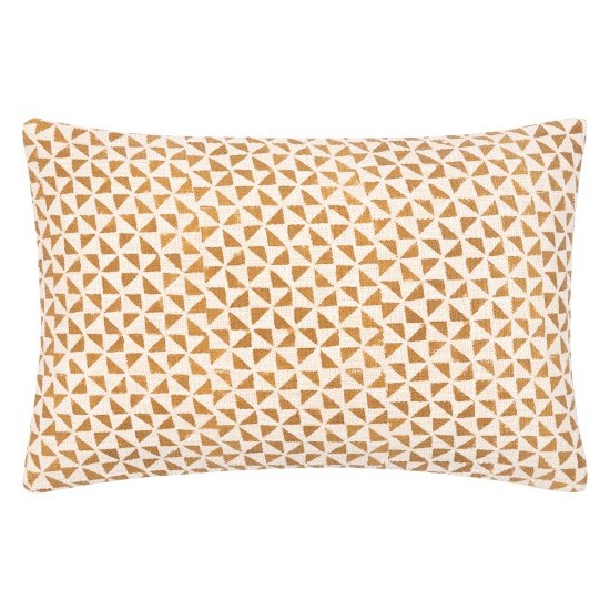 Surya Janya Pillow Cover 14"H X 22"W Light Beige, Tan