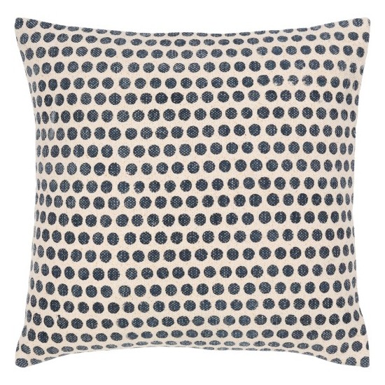 Surya Janya Pillow Cover 18"H X 18"W - Dark Blue