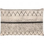 Surya Janya Black Pillow Cover 14"H X 22"W