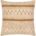 Surya Janya Light Beige Pillow Cover 18"H X 18"W