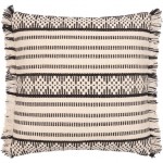 Surya Jasna Cream Pillow Cover 20"H X 20"W