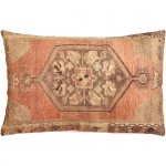 Surya Javed Brown Pillow Cover 14"H X 22"W