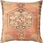 Surya Javed Brown Pillow Cover 22"H X 22"W