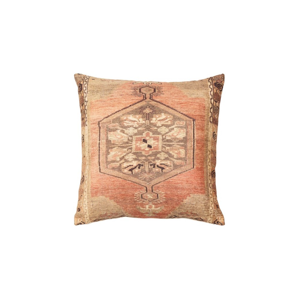 Surya Javed Brown Pillow Cover 22"H X 22"W