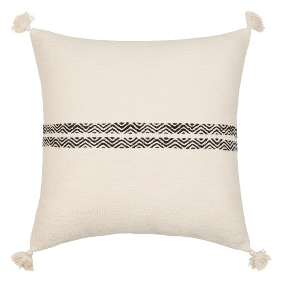 Surya Josie Cream Pillow Cover 20"H X 20"W