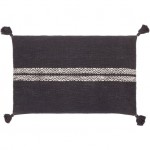 Surya Josie Black Pillow Cover 14"H X 22"W