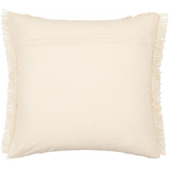 Surya Kandie Cream Pillow Cover 18"H X 18"W