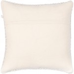 Surya Karrie Cream Pillow Cover 18"H X 18"W