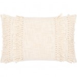 Surya Katie Cream Pillow Cover 14"H X 22"W