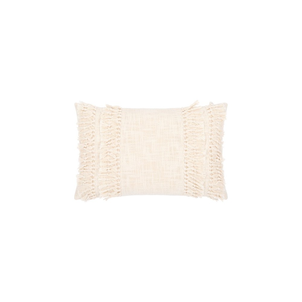 Surya Katie Cream Pillow Cover 14"H X 22"W Surya Katie Cream Pillow Cover 14"H X 22"W