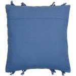 Surya Katie Blue Pillow Cover 18"H X 18"W