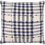 Surya Kellan Dark Blue Pillow Cover 18"H X 18"W