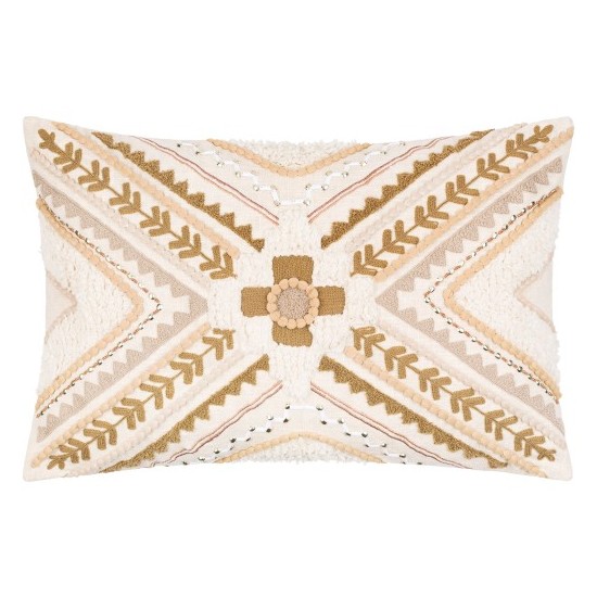 Surya Kenitra Tan Pillow Cover 13"H X 20"W