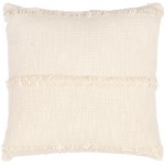 Surya Kiefer Cream Pillow Cover 20"H X 20"W