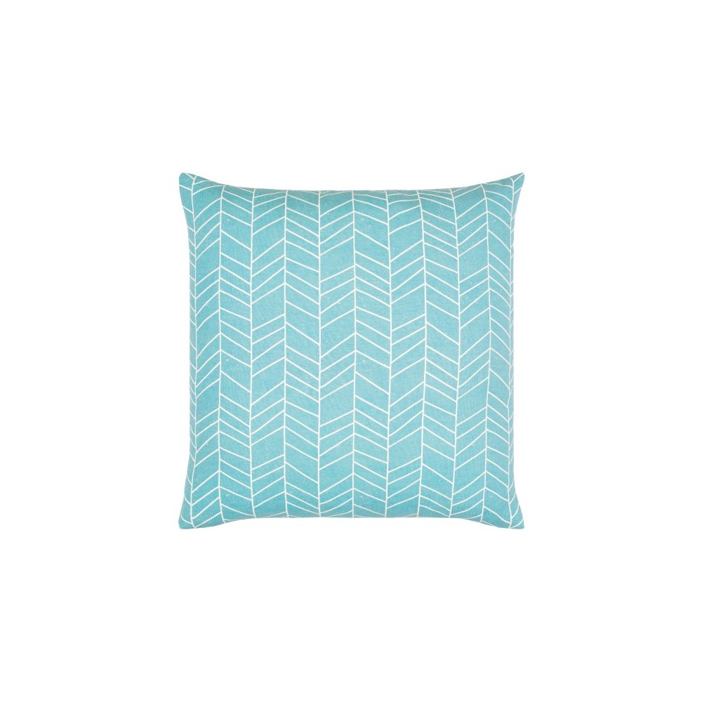 Surya Lachen Pillow Cover 20"H X 20"W - Teal