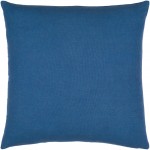 Surya Lachen Pillow Cover 13"H X 20"W - Dark Blue