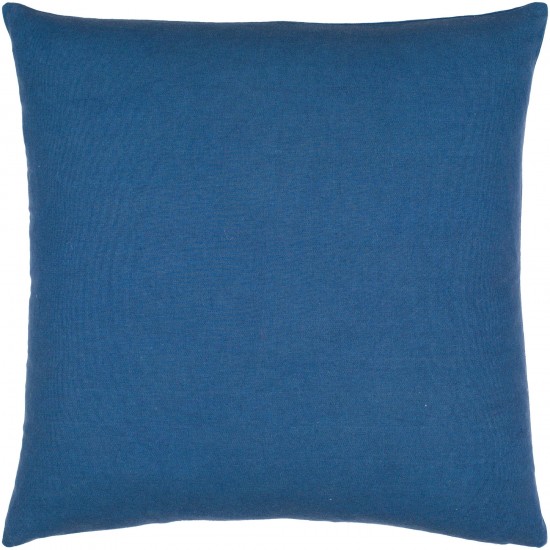 Surya Lachen Pillow Cover 13"H X 20"W - Dark Blue