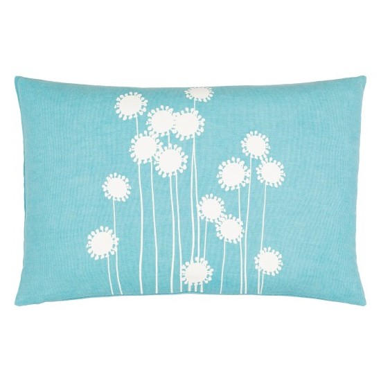 Surya Lachen Pillow Cover 13"H X 20"W - Teal