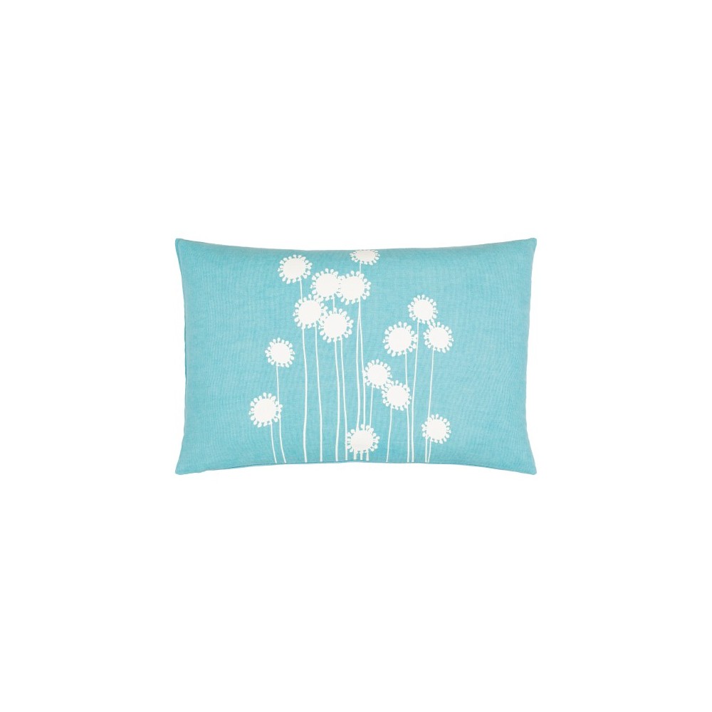 Surya Lachen Pillow Cover 13"H X 20"W - Teal