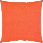 Surya Lachen Pillow Cover 20"H X 20"W - Burnt Orange, Cream
