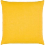 Surya Lachen Saffron, Cream Pillow Cover 18"H X 18"W