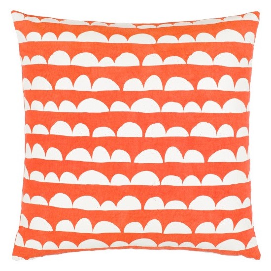 Surya Lachen Pillow Cover 20"H X 20"W Burnt Orange