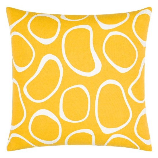 Surya Lachen Pillow Cover 20"H X 20"W (Saffron)