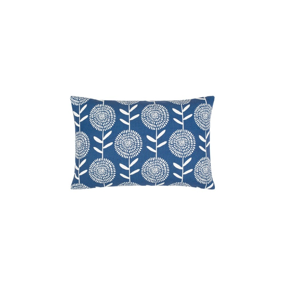 Surya Lachen Dark Blue Pillow Cover 13"H X 20"W