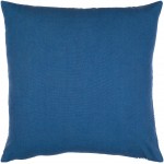 Surya Lachen Dark Blue Pillow Cover 13"H X 20"W