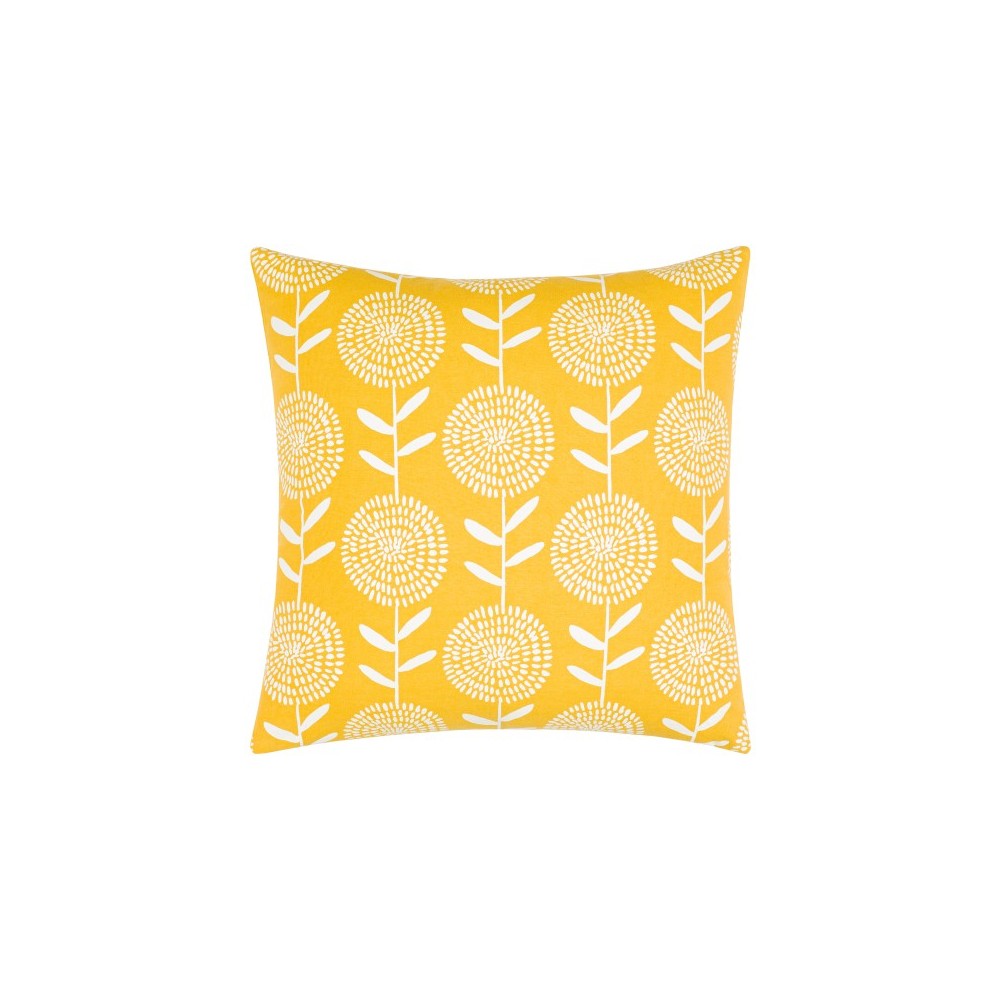 Surya Lachen Saffron Pillow Cover 18"H X 18"W Surya Lachen Saffron Pillow Cover 18"H X 18"W
