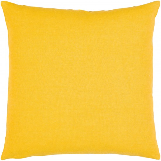 Surya Lachen Saffron Pillow Cover 18"H X 18"W